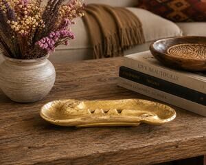 MCM Mid Century Royal Hager Mustard Yellow Ashtray